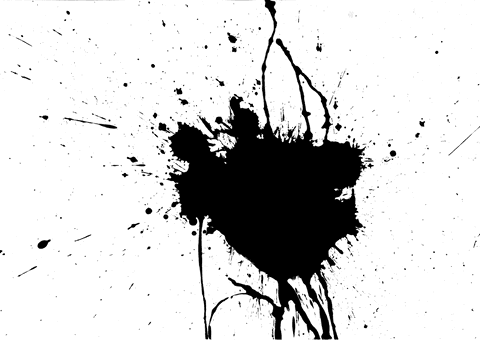 transparent black ink splat with drops for creative designs - Download Free Stock Videos Pikwizard.com