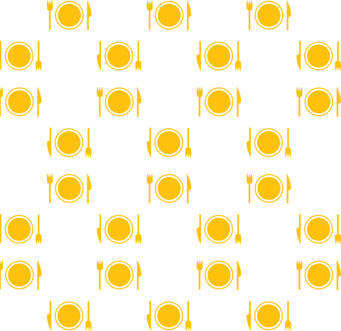 transparent yellow dinnerware pattern illustration - Download Free Stock Videos Pikwizard.com
