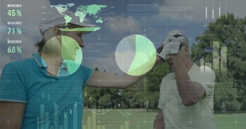 Golfers Celebrating Success with Strategic Insights