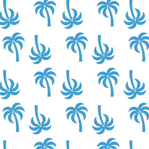 seamless blue palm tree pattern on transparent background - Download Free Stock Videos Pikwizard.com