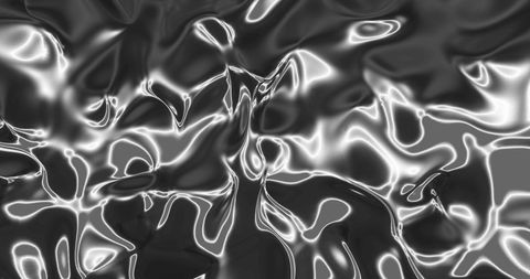 Kaleidoscopic metallic fluid motion
