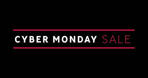 Dynamic Cyber Monday Sale Banner with Bold Text - Download Free Stock Images Pikwizard.com