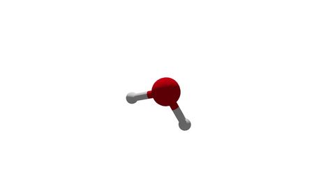 molecule rotating on white background - Download Free Stock Images Pikwizard.com