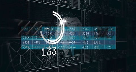 Futuristic Digital Interface with Data Analysis Displays - Download Free Stock Images Pikwizard.com