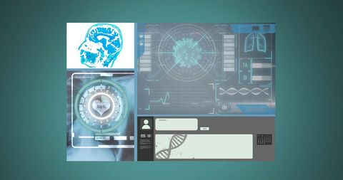Digital Medical Interface with Scans and Data Processing
