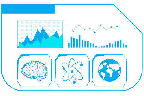 transparent digital illustration of statistics and analytics icons - Download Free Stock Videos Pikwizard.com