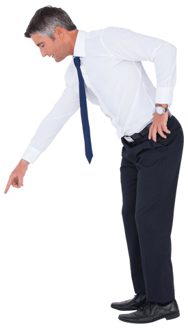 Focused Caucasian Businessman Pointing Transparent Background - Download Free Stock Videos Pikwizard.com