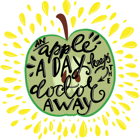 transparent apple symbol with inspiring handwritten text - Download Free Stock Videos Pikwizard.com
