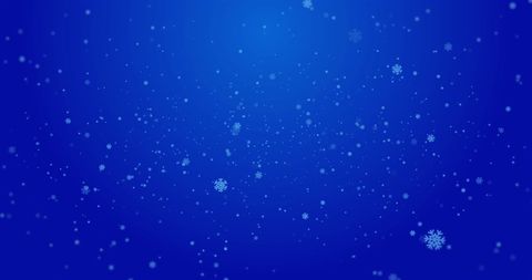 Winter Falling Snowflakes on Blue Background - Download Free Stock Images Pikwizard.com