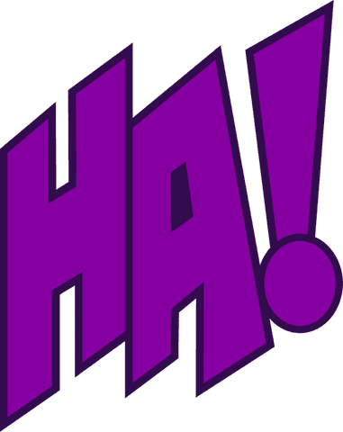comic-style pop art ha! text on transparent background - Download Free Stock Videos Pikwizard.com