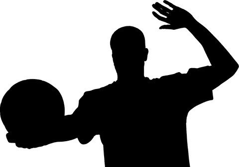 male volleyball player silhouette on transparent background - Download Free Stock Videos Pikwizard.com