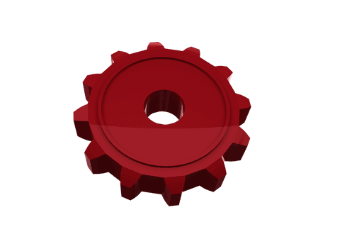 transparent red gear rendering with 3d effects - Download Free Stock Videos Pikwizard.com