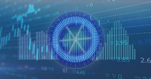 Digital Scanner Analyzing Financial Data and Stock Market - Download Free Stock Images Pikwizard.com