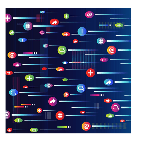 colorful icons with motion blur on transparent vector background - Download Free Stock Videos Pikwizard.com
