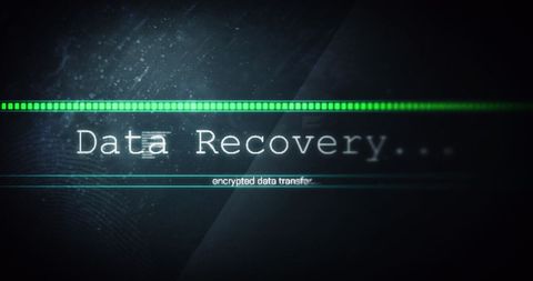 Data Recovery Process with Digital Interface Background - Download Free Stock Images Pikwizard.com
