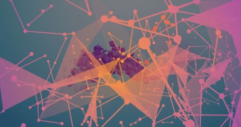 Abstract Geometric Technology Network Visualization Art - Download Free Stock Images Pikwizard.com
