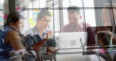 Collaborative Business Team Analyzing Data