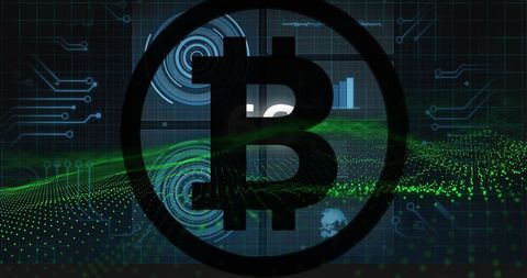 innovative bitcoin technology in a digital interface concept - Download Free Stock Images Pikwizard.com
