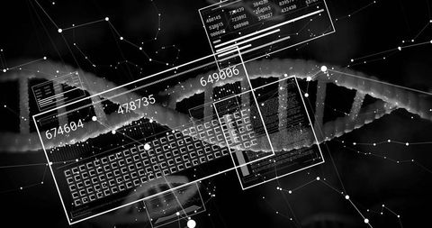 Futuristic Integration of DNA and Digital Technology Concepts