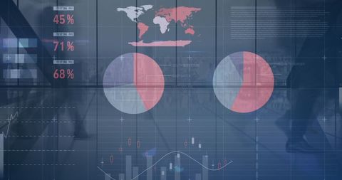 Abstract Financial Data with Business Background - Download Free Stock Images Pikwizard.com