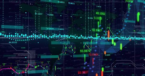 Digital Visualization of Global Financial Data and Stock Market Trends