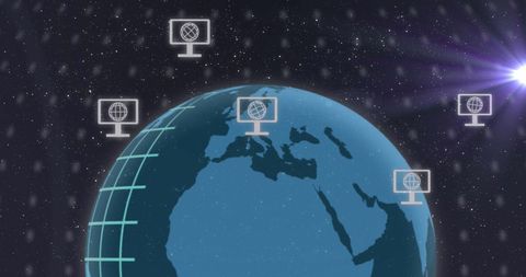 global connectivity and digital data processing concept - Download Free Stock Images Pikwizard.com