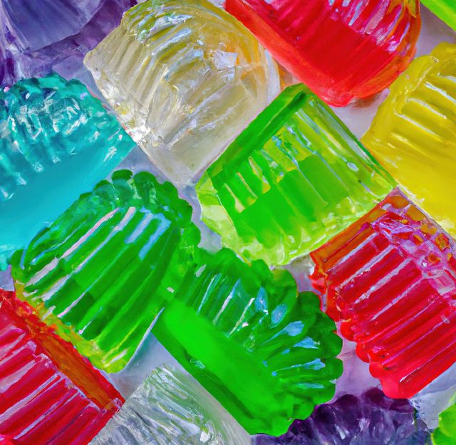 Image of close up of multiple colourful jellies background - Download Free Stock Photos Pikwizard.com