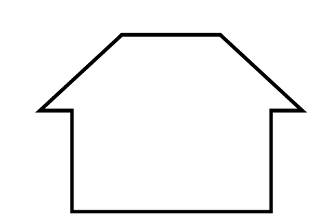 transparent outline vector of modern house design - Download Free Stock Videos Pikwizard.com