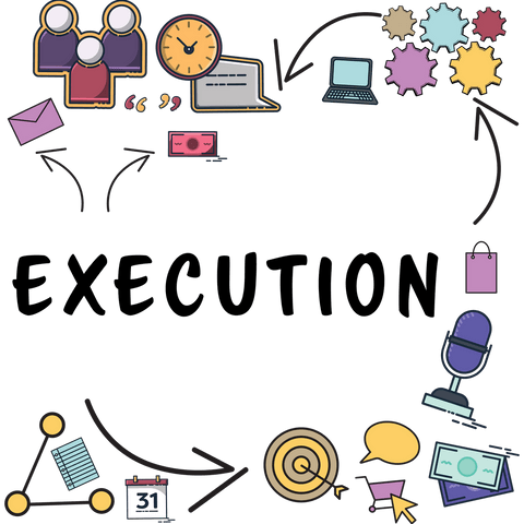 colorful execution icons for business and communication on transparent background - Download Free Stock Videos Pikwizard.com