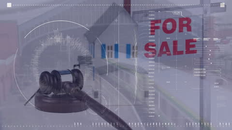 Digital Real Estate Sales and Auction Concept