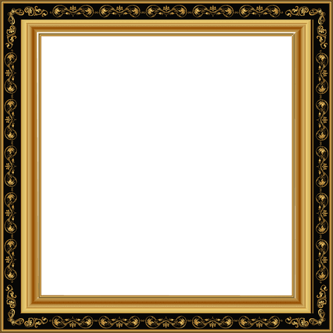 vintage square frame with gold scrollwork and decorative elegance - Download Free Stock Videos Pikwizard.com