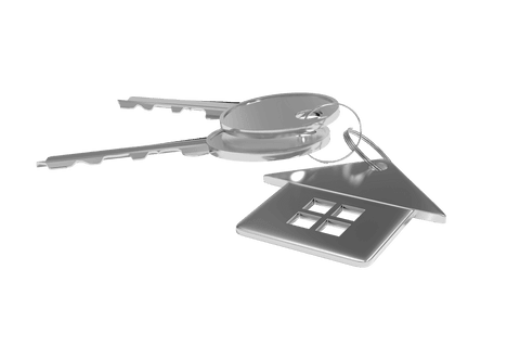 transparent keys with house keychain symbolizes home ownership - Download Free Stock Videos Pikwizard.com