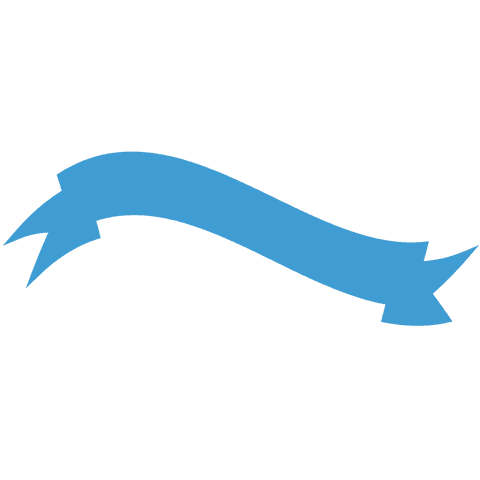 Blue Ribbon Banner with Transparent Background for Text - Download Free Stock Videos Pikwizard.com