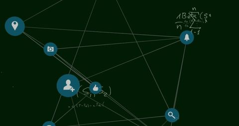 Global digital network interface with mathematical equations