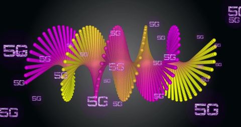 Innovative 5G Technology and DNA Strand Visualization