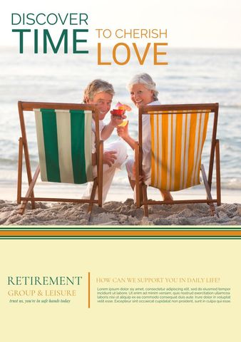 Elderly Couple Enjoying Beach Sunset Highlighting Retirement Bliss - Download Free Stock Templates Pikwizard.com