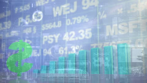 Financial Data Visualization Digital Business Concept