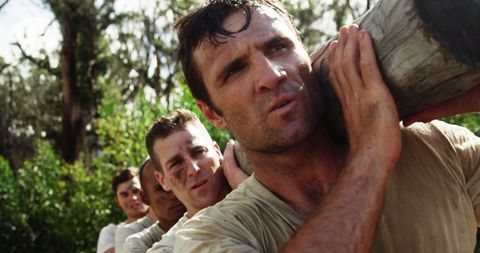 Tough Endurance Training in Nature with Teamwork - Download Free Stock Images Pikwizard.com