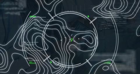 Digital Interface with Organic Shapes and Data Streams - Download Free Stock Images Pikwizard.com