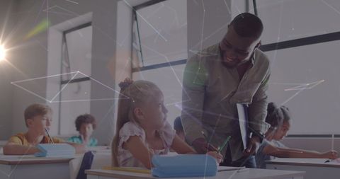 Interactive Learning Experience with Diverse Teacher and Engaged Students - Download Free Stock Images Pikwizard.com