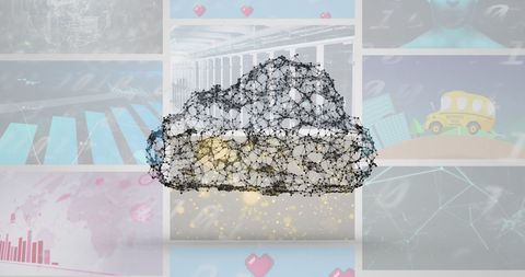 Digital Cloud with Global Network Connections