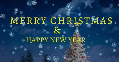 Christmas and New Year Festive Snowflake Banner - Download Free Stock Images Pikwizard.com