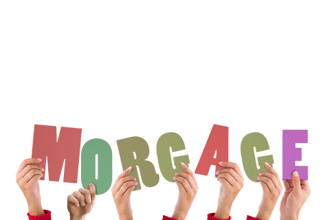 Hands Holding Mortgage Letters on Transparent Background - Download Free Stock Videos Pikwizard.com