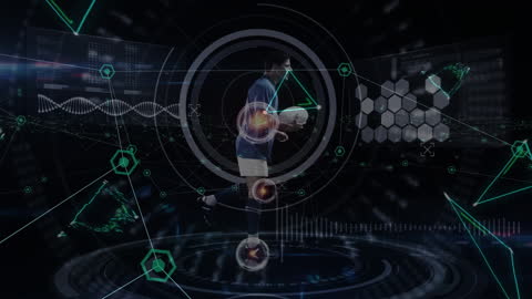 Virtual Reality Rugby Training with Immersive Data Graphics