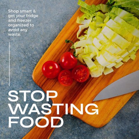 food waste reduction concept with fresh vegetables and chopping board - Download Free Stock Templates Pikwizard.com