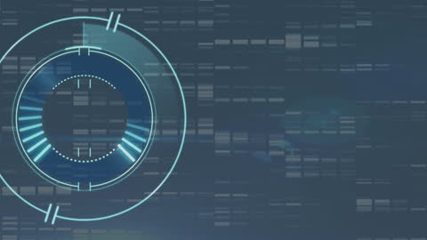 Futuristic Data Scanning Interface Animation