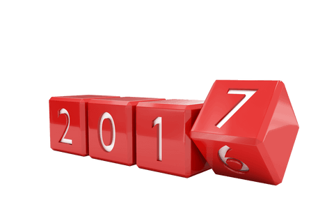 Elegant Red Cubes Forming Number 2017 on Transparent Background - Download Free Stock Videos Pikwizard.com