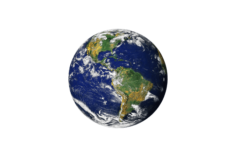 digital earth globe on transparent background 3d space concept - Download Free Stock Videos Pikwizard.com