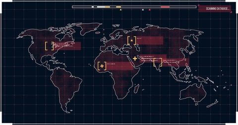 Digital World Map Displaying Global Data Analysis - Download Free Stock Images Pikwizard.com