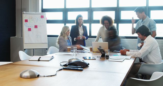 Corporate Executives Meeting in Modern Office Conference Room Over Time - Download Free Stock Images Pikwizard.com